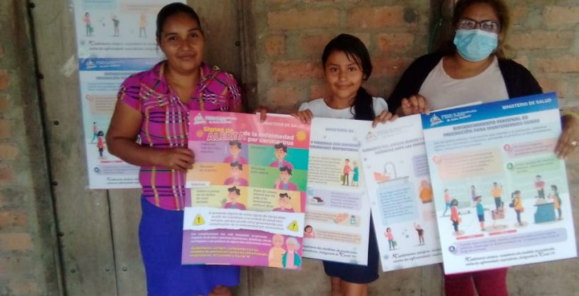 MCP entrega materiales de prevención Covid-19 en Comunidad Los Limones dos, Estelí